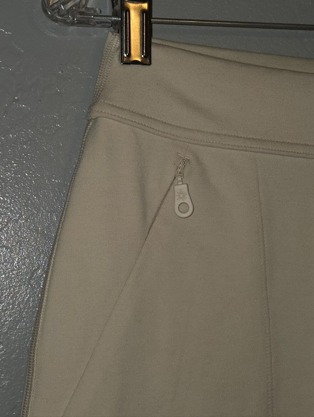 aerie Offline Wide-Leg The Hugger Trousers in Cream Woman M Long NWT - Picture 8 of 12